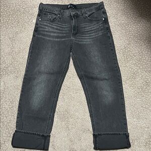 GAP 90s loose washed black jeans